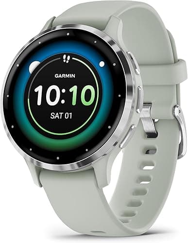 Garmin Venu 3S 41mm – Fitness-Smartwatch, 1,2" AMOLED-Touchdisplay, bis zu 10 Tage Akkulaufzeit, 30+ Sport-Apps, Bluetooth Telefonie und Sprachassistenz, GarminMusic, GarminPay, Rollstuhlmodus