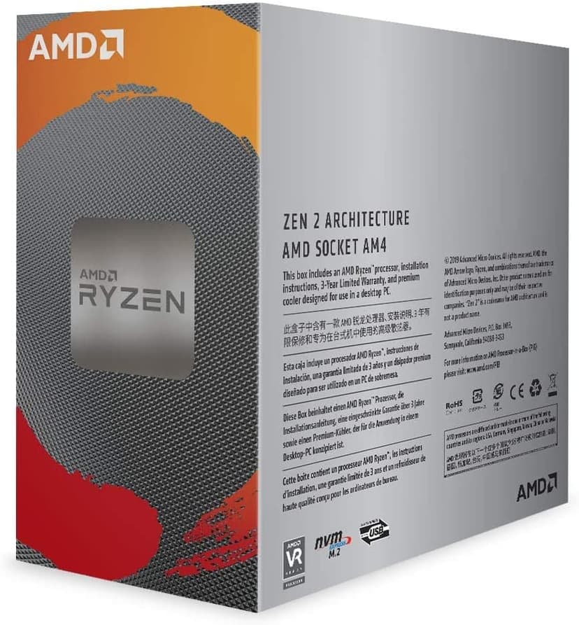 Processeur AMD Ryzen 5 3600 - Silent cooler - 3