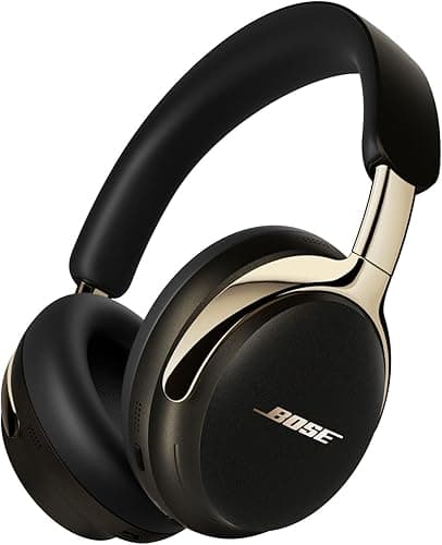 Bose QuietComfort Ultra Bluetooth Headphones (2nd Gen), Wireless Headphones with Spatial Audio, Over Ear Noise Cancelling with Mic, Up to 30 Hours of Play time, Desert Gold - Limited Edition