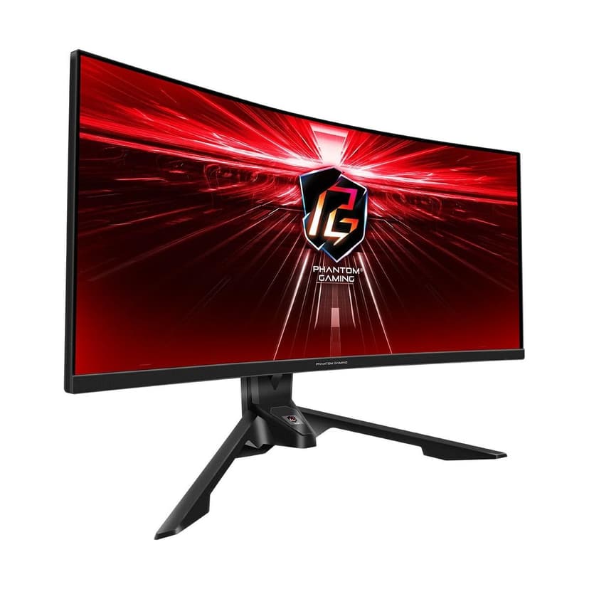 Asrock PG34WQ15R3A Moniteur de Jeu incurvé 34", WQHD, 165 Hz, 1 MS, antenne WiFi, Mini OLED - 1