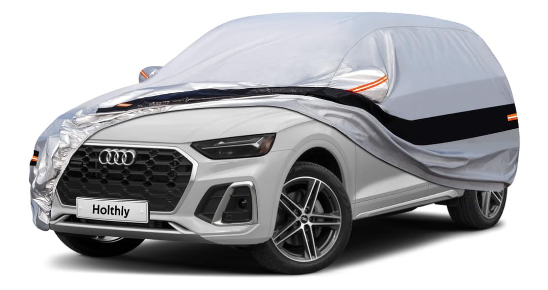 Holthly Autoabdeckung SUV 100% Wasserdicht, Auto Abdeckpl…