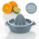 Westmark Citrus Juice Press with Container, Diameter: 18.7 cm, Capacity: 0.5 litres, Plastic, Limetta, Blue, 3091227B - 3