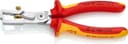 KNIPEX Strix Insulation Strippers with Cable Shears Self-Service Card Chrome-Plated Insulated with Multi-Component Grips, VDE-Tested, 13 66 180 SB - 1
