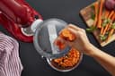 KitchenAid KSM2FPA Food Processor Attachment, Dicing Kit, Silver - 2
