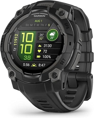 Garmin Instinct 3,45mm,AMOLED,Black Bezel with Black Band