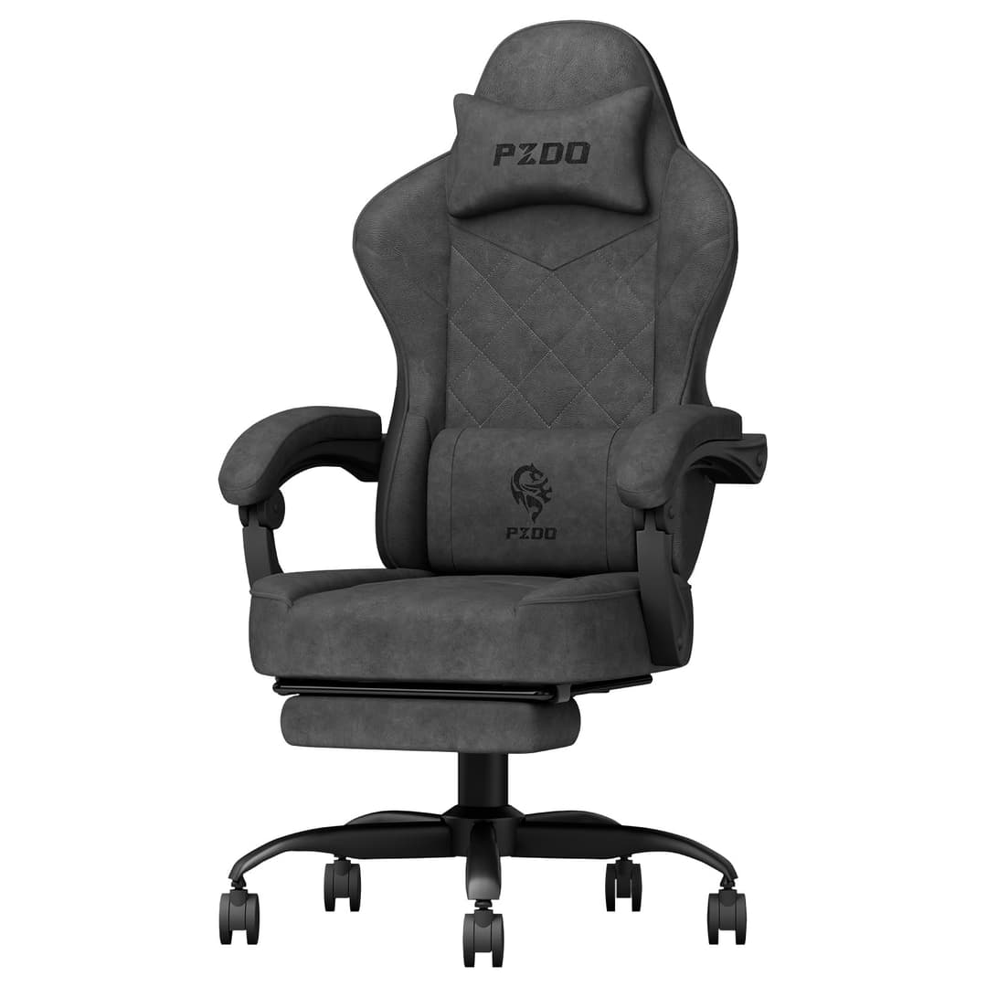 PZDO Chaise Gaming Bureau Ergonomique Chaise Gamer avec T…