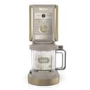 Ninja CREAMi Deluxe Machine a glace et sorbetière, 2 bacs, 10 fonctions, crème glacée, yaourts glacés, des milkshakes, des slush, Pièces amovibles lavables au lave-vaisselle, Stone/Or NC502EUSTGD - 1