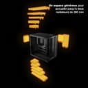 be quiet! Light Base 600 LX Black PC Case, Stunning Panoramic View, Show Case, Dual Chamber Design, Solid ARGB LED Strip, 4 Light Wings LX PWM Fans, Inverted and Horizontal Usable - 5
