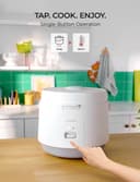 CUCKOO CR-1095 10-Cup (Uncooked) / 20-Cup (Cooked) Basic Rice Cooker and Warmer with Nonstick Inner Pot, Switch Press (White) - 4