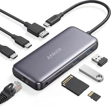 Anker Hub USB C 8 en 1 PowerExpand 100W, Power Delivery 4…