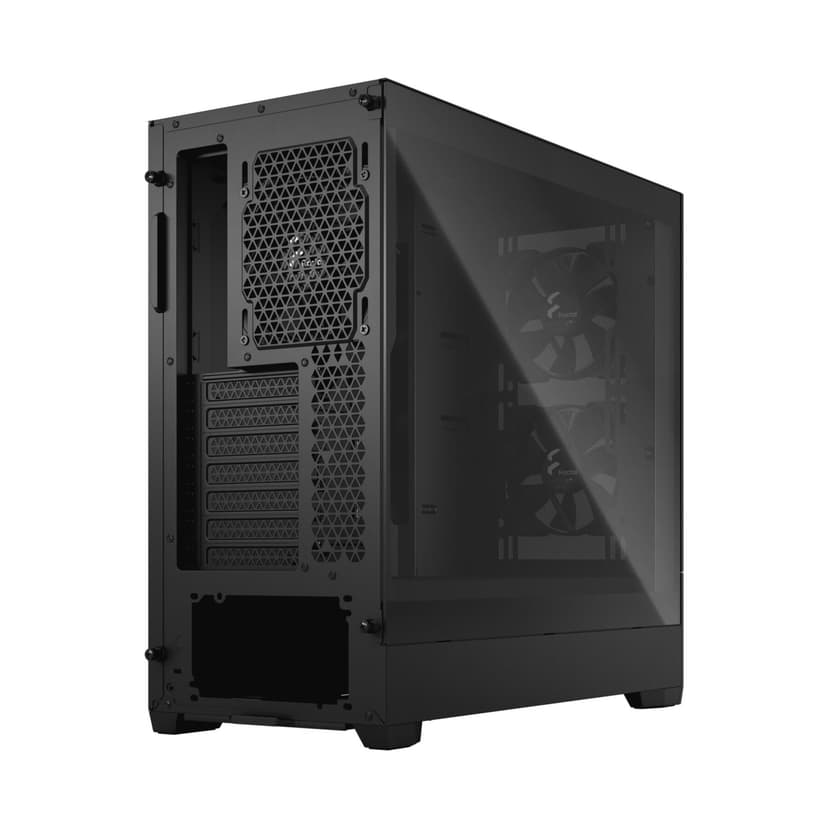 Fractal Design Pop Air Black - Boîtier PC Gaming ATX Mid Tower, Façade Mesh Hexagonale, Verre Trempé, 3 Ventilateurs Aspect 12 Inclus, Haute Ventilation - 4