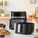 Russell Hobbs Air Fryer XXL 8,3L Rapid Air (Compact, Silencieux, Pizza Ø 26cm) Friteuse sans huile (9-en-1, Cuit, gril, rôtit et plus, économe, tactile,arrêt auto, compatible lave-vaisselle) 27632-56 - 2