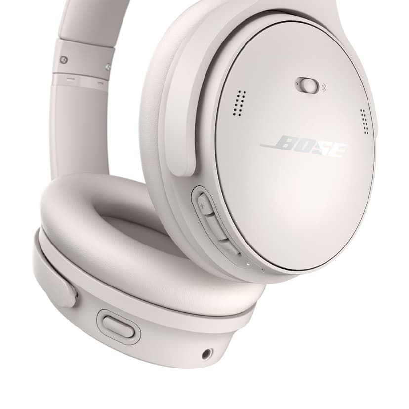 Bose QuietComfort Wireless Noise Cancelling Headphones, Bluetooth Over Ear Headphones with Up To 24 Hours of Battery Life, White Smoke - 5