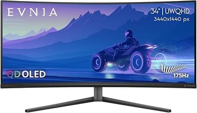 Philips Evnia 34M2C6500 QD OLED Curved Gaming Monitor, WQ…