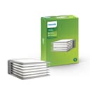Philips Shades Outdoor Wall Light, IP44 Weather-resistant, Vertical Light, Durable, Aluminium, Light Grey, E27 Bulb Sold Separately - 1