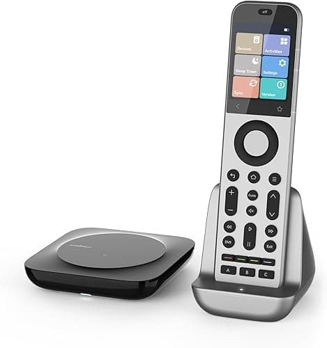 SofaBaton X2 Télécommande Universelle avec hub et Station de Recharge, écran Tactile, Commande Personnalisable à Un Seul Bouton, contrôlez jusqu'à 60 appareils IR/Bluetooth/Wi-FI