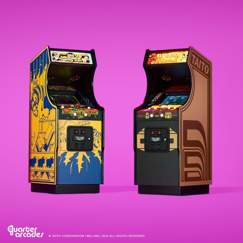 Numskull quarter arcade Zoo Keeper Collector's Edition - Réplique authentique 1/4 échelle en bois, ROM originale, batterie rechargeable et haut-parleurs 3 W - 6