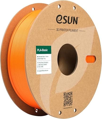 eSUN PLA Filament 1.75mm, PLA Basic Dimensional Accuracy +/- 0.05mm, 1KG Spool (2.2 LBS) Speedy Filament for 3D Printers,Black
