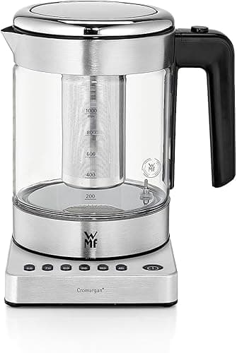 WMF KITCHENminis 04.1318.0012 electric kettle 1 L Stainless steel 1960 W KITCHENminis 04.1318.0012, 1 L, 1960 W, Stainless steel, Glass, Water level indicator, Cordless