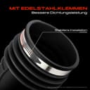 Frankberg Air Intake Hose Petrol Compatible with Aveo/Kalos Hatchback T250 T255 1.2L 1.4L 2006-2024 Kalos Saloon KLAS 1.4L 2002-2004 Replace# 96536712 - 5