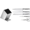 WMF Grand Gourmet Knife Block with Knife Set, 6 Pieces, Made in Germany, 4 Forged, Scissors, Stainless Steel Block, Performance Cut' - 3
