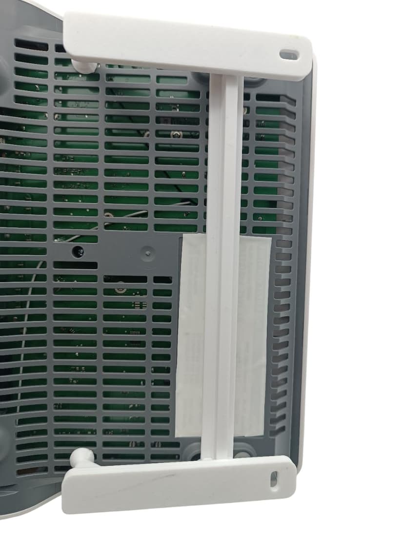 Wall mount for Fritzbox 7590 AX 7590 7690 Fritz Box 7590 AX | Holder - three-piece incl. mounting material screws and dowels - 6