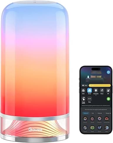 Govee Bedside Touch Table Lamp, Night Light Kids LED RGBI…