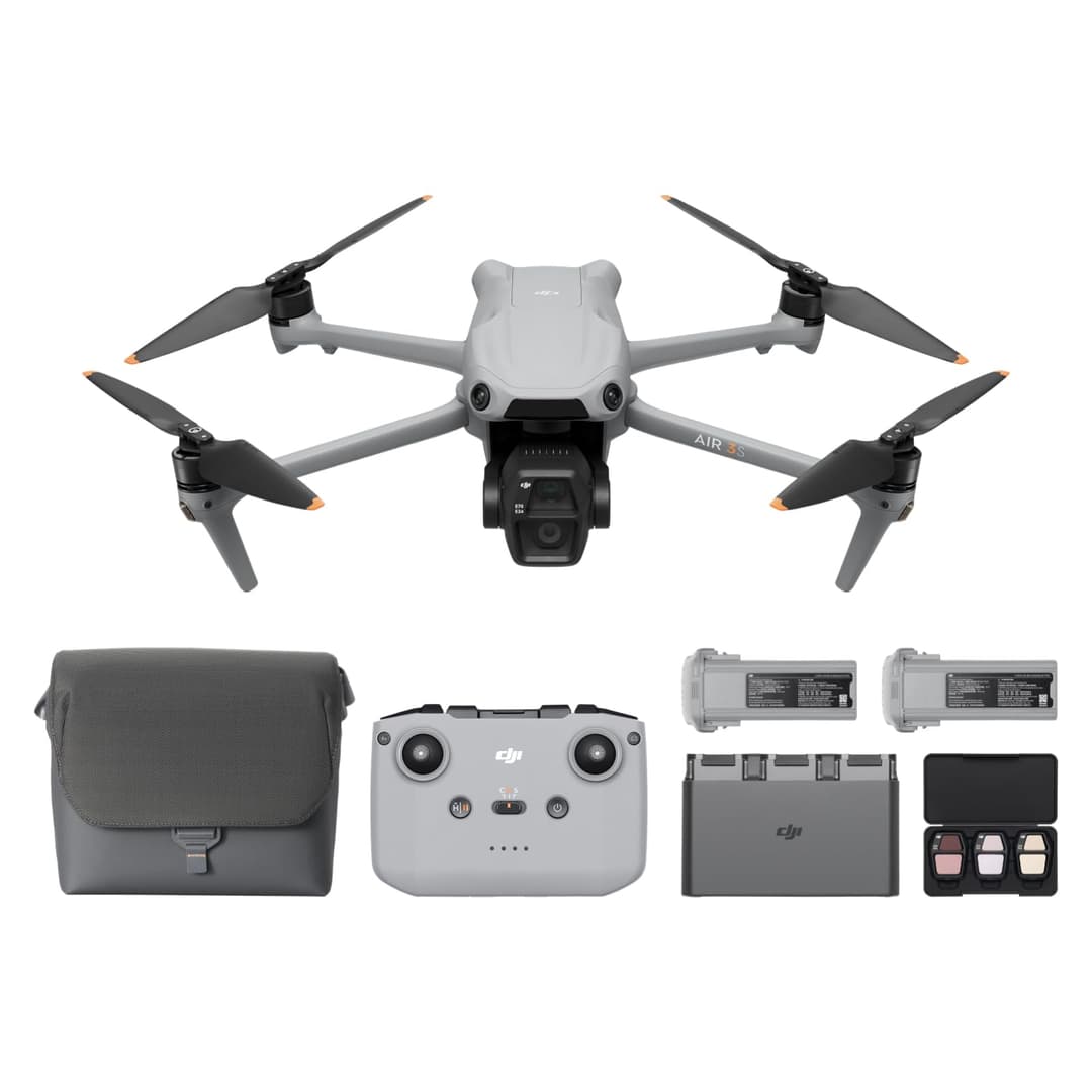DJI Air 3S Fly More Combo (RC-N3), Drone with 1" CMOS Wid…