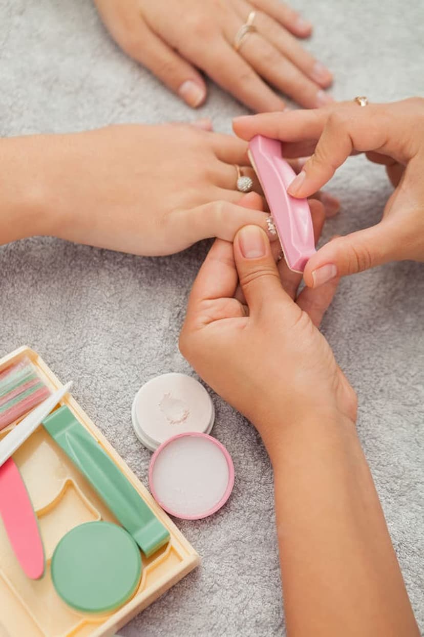 P-shine Kit de manucure japonaise professionnel avec soin et instructions (français non garanti) pour les ongles endommagés - 6