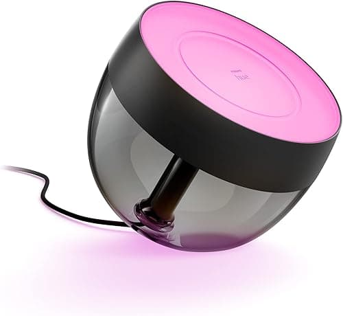 Philips Hue Iris White and Colour Ambiance LED Smart Table Light [Black - Iris only] with Bluetooth, Works with Alexa, Google Assistant and Apple Homekit