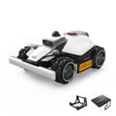 MAMMOTION LUBA Mini 2 AWD 1500 Robot Tondeuse sans Fil avec Mini Garage et Support de Nettoyage, 360° LiDAR & Double Caméra IA, Disque de Bordure, Hauteur Auto, Pente 80%, DropMow, Gestion Multizone - 1