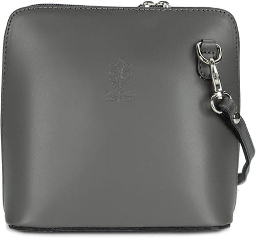 Vera Pelle Women's Cross-Body Bag grey grey