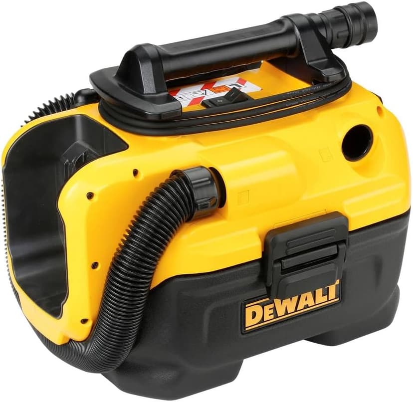 DEWALT - Aspirateur de chantier - aspirateur 7,5L à brancher sur secteur ou batteries 18/54V - aspire poussières et liquides sans changement de filtre - DCV584L-QW - 1