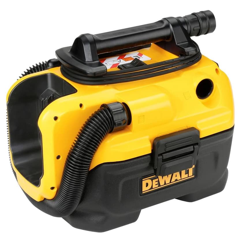 DEWALT - Aspirateur de chantier - aspirateur 7,5L à brancher sur secteur ou batteries 18/54V - aspire poussières et liquides sans changement de filtre - DCV584L-QW - 1