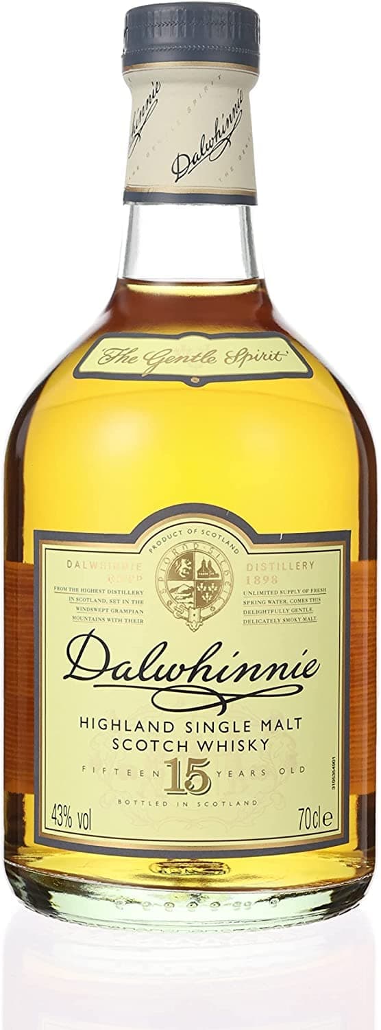 Dalwhinnie 15 Year Old Single Malt Scotch Whisky | 43% vol | 70cl | Scottish Highlands | Smooth & Aromatic | Malty Sweet Flavours & Smoky Warmth | with Gift Box - 8