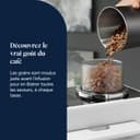 De'Longhi Rivelia EXAM440.55.W, Fully Automatic Coffee Machine with LatteCrema Hot, Automatic Milk Frother, Compact Size Bean to Cup Coffee Machine, 16 Recipes, Touch Colored Display, Arctic White - 3