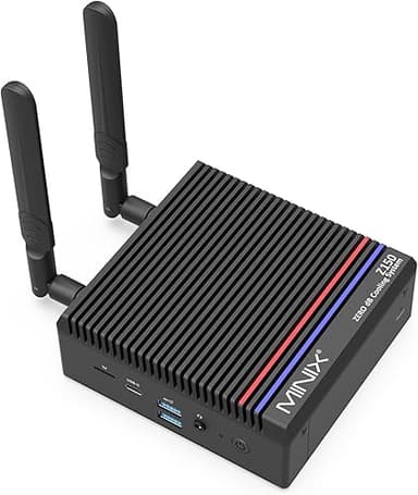 MINIX Z150-0dB Fanless Mini PC, Intel N150 (Upgraded N100…