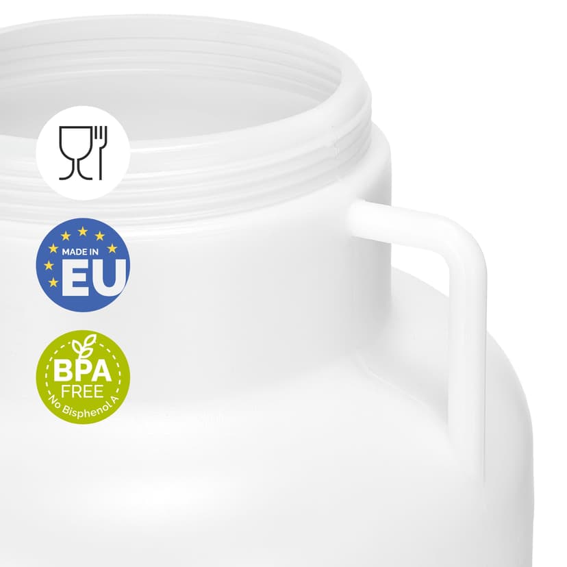 Garronda 60L Twist-Off Plastic Jerry Can Made of Food Grade HDPE Garden Water Tank Food Container Universal Plastic Bin GD-0078 White - 4