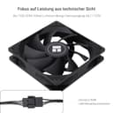 Thermalright TL-C12C X3 CPU Fan 120mm Case Cooler Fan, 4pin PWM Silent Computer Fan avec roulement S-FDB inclus, jusqu’à 1550RPM ventilateur de refroidissement (3 quantités) - 3