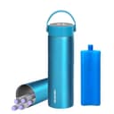YOUSHARES Pochette Isotherme Insuline, 48H Bouteille Isotherme Stylo d'Insuline Voyage Affichage de la Température avec Glacière, Boîte Réfrigérée Transport Médicament pour Diabétique Seringue, Bleu - 1