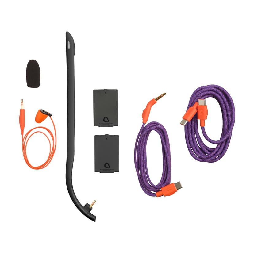 JBL Quantum 950 Casque Gaming sans Fil Bluetooth multiplateforme avec Son Spatial JBL Quantum et Suivi des mouvements, Micro Anti-Bruit, câble USB-C, 50 h d'autonomie, pièces remplaçables, Noir - 8