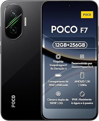 XIAOMI POCO F7 5G Smartphone 12+512 Negro (Chargeur Non I…