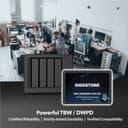 Gigastone Certifié NAS 1To NAS SSD Disque (Lot de 2) 24 h/24, 7 j/7 Durable TLC Endurance élevée Raid Synchro sécurisée des données Cache de Stockage en réseau 2,5 Pouces SATA Disque Dur ssd Interne - 7