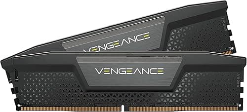 CORSAIR VENGEANCE DDR5 RAM 48GB (2x24GB) 6000MHz CL36 Intel XMP iCUE Compatible Computer Memory - Black (CMK48GX5M2E6000C36)
