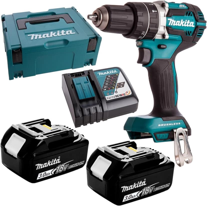 Makita DHP484RFJ Perceuse-visseuse à percussion sans fil … - 1
