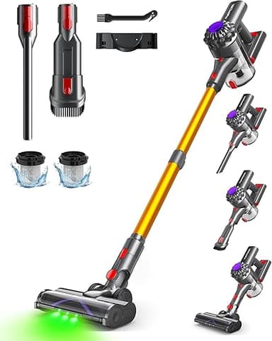 VACTechPro Aspirateur Balai sans Fil, 35kPa Aspirateur sa…