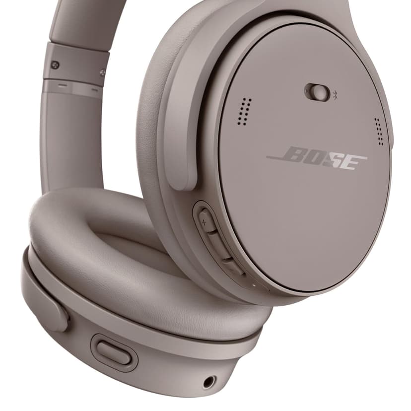 Bose QuietComfort Wireless Noise Cancelling Headphones, Bluetooth Over Ear Headphones with Up To 24 Hours of Battery Life, Sandstone - Limited Edition - 5