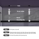 HOMMAND 6 x 1m/3.3ft LED Profile U Shape Aluminium Channel with Diffuser Strip, Corner Connectors, End Caps, Mounting Clips, Indoor LED Strip Light Holder - 7