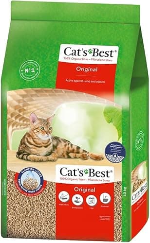 Cat's Best - Litière Végétale Original pour Chat - 40L