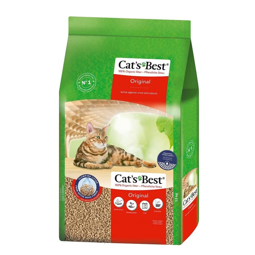 Cat's Best - Litière Végétale Original pour Chat - 40L - 1